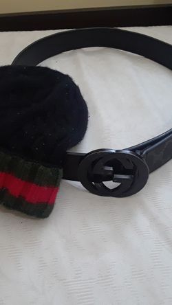 gucci hat and belt