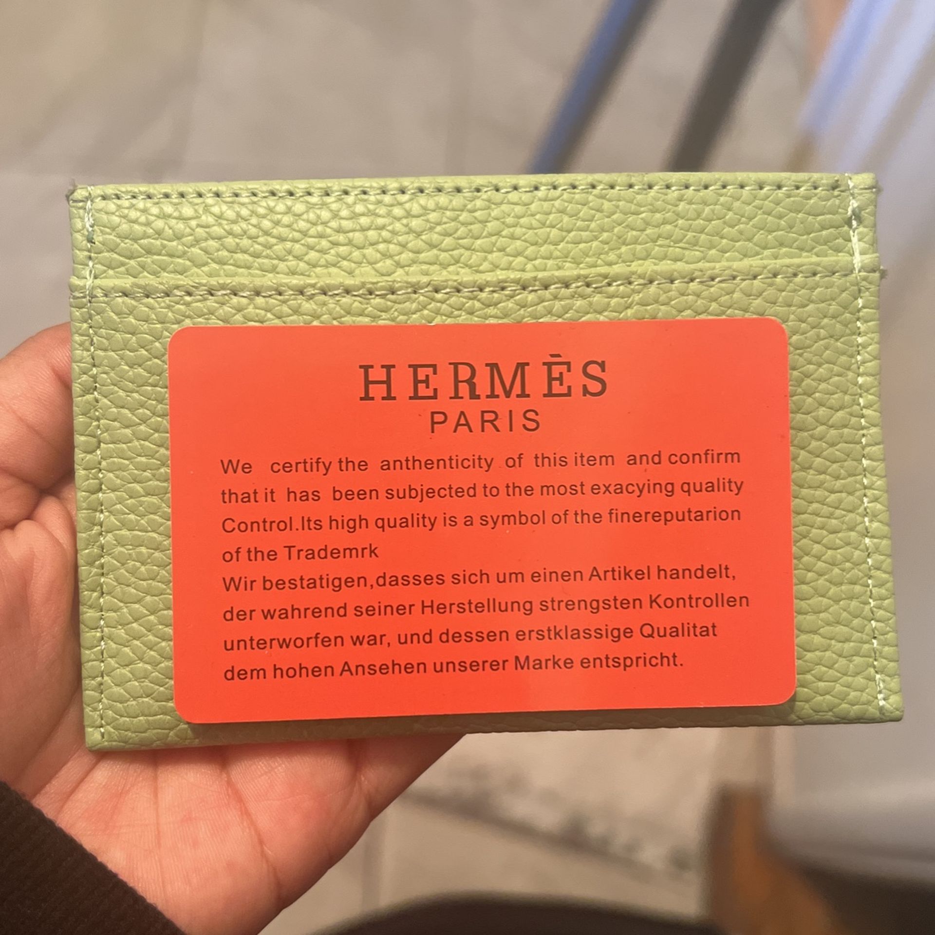 Real Authentic Hermes Wallet