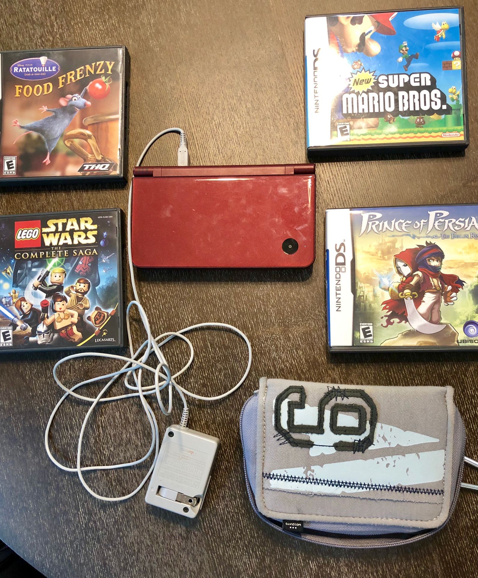 Nintendo DS with 4 games