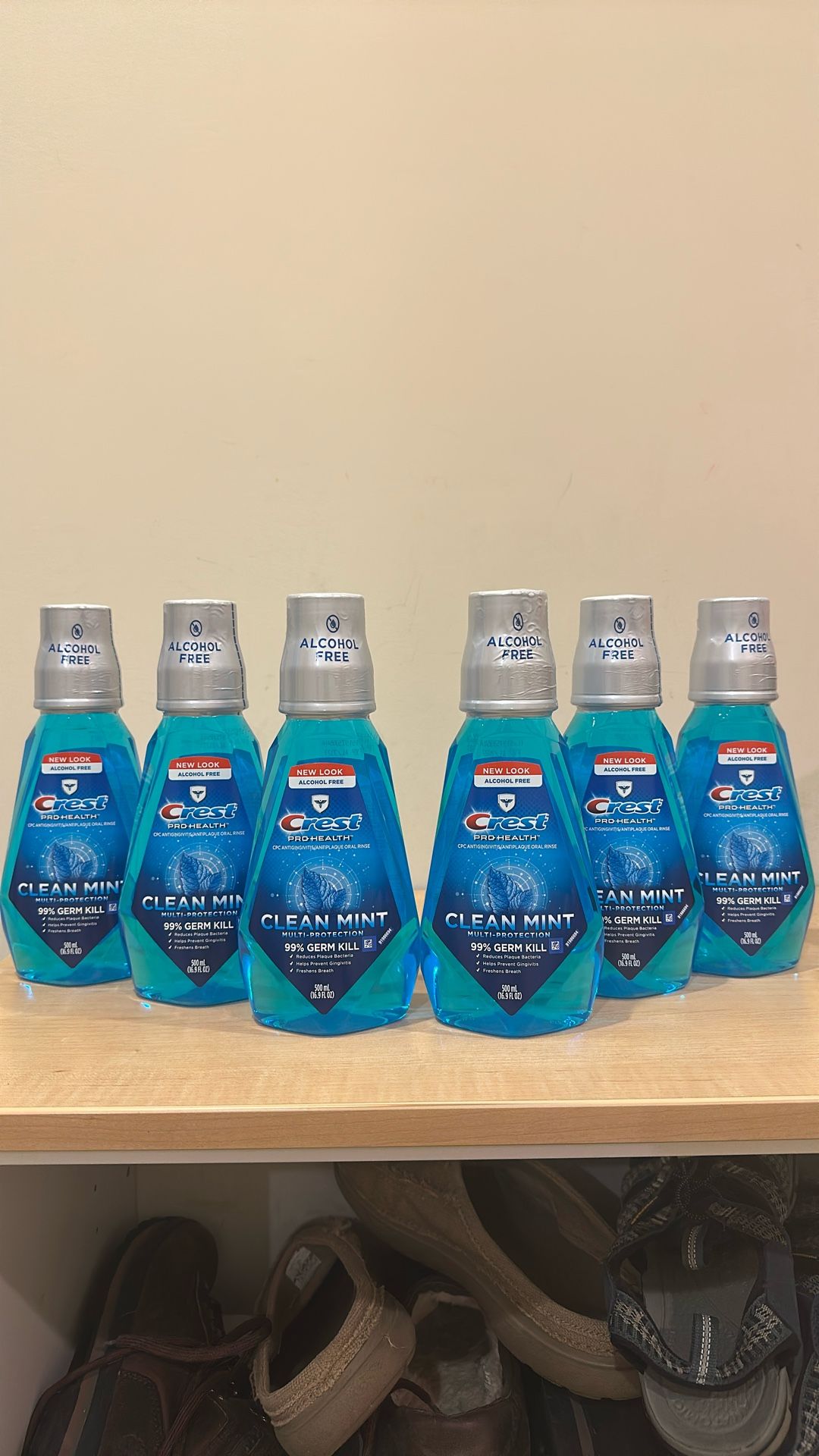 Crest mouthwash 16.9 oz: $2 each
