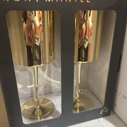 Gold Wine Glasses 