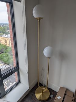 Gold floor Lamp - $100