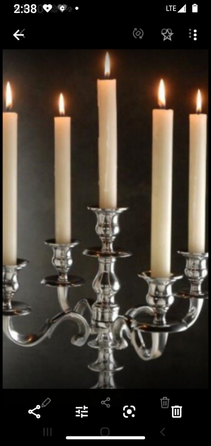 ABSOLUTELY GORGEOUS PAIR OF MIKASA CANDELABRAS $65.