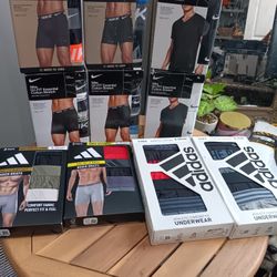 Nike , Adidas,  Men's Boxers And Briefs 