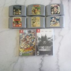 Nintendo 64 And Nintendo Switch Games