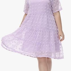 Women's Babydoll Dress Plus Size Long (20 Plus)