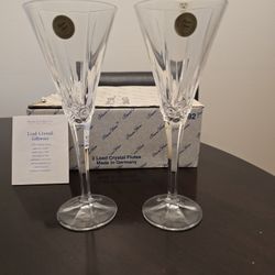 Princess House Toasting Flutes 