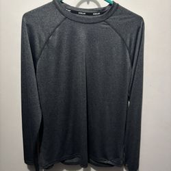 Everlast  Long Sleeve Athletic Shirt Men's Gray Shirt Size M
