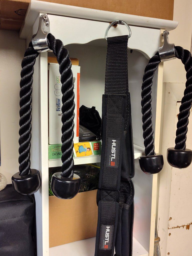Selling Weight Lifting Ropes And A Belt