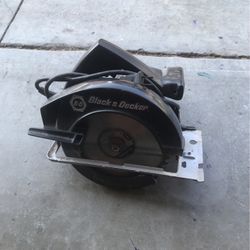 ** Black & Decker Corded Power Saw **