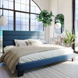 Barely Used Queen Bed, Mattress, & Box Springs