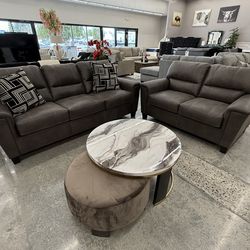 2 PC SOFA AND LOVESEAT