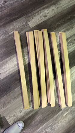 Wooden slats for bed