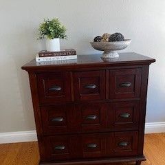 Espresso Apothecary Cabinet 