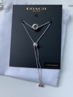 Coach rhinestone bracelet