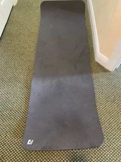 Large Black Exercise / Workout Mat – 71” x 24”