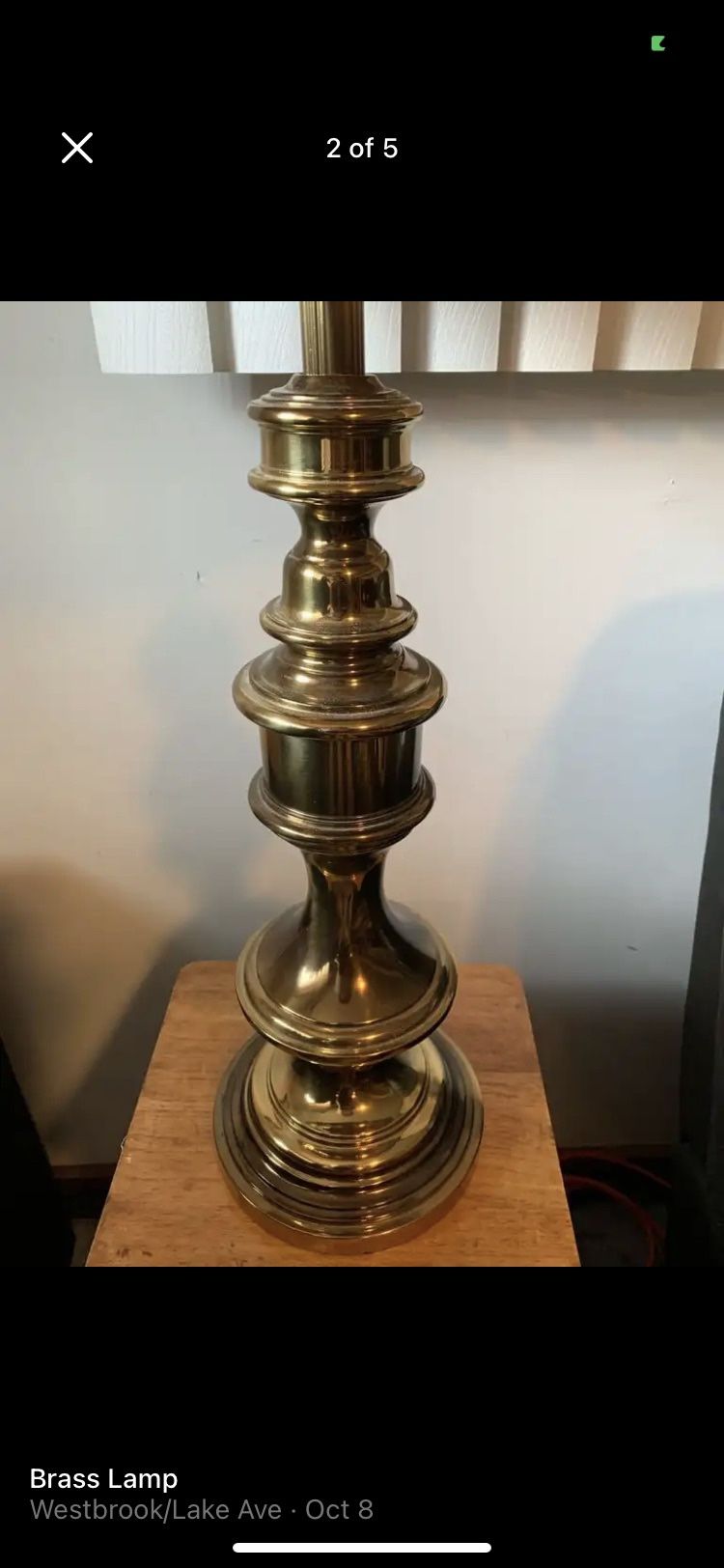 Brass lamp 