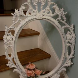 VERY LARGE SHABBY CHIC ORNATE FRAME