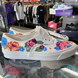 Vans Authentic Anaheim Needlepoint Floral