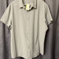 Men’s Sage Green Button Down Shirt 