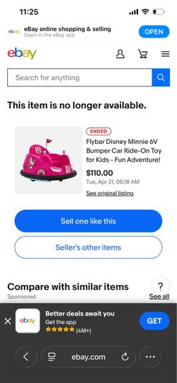 Minnie Mouse Bumper car