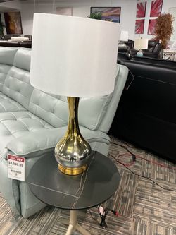 Gold/Silver Lamp