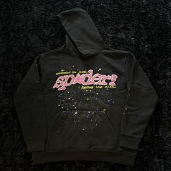 Sp5der P*NK V2 Hoodie Black