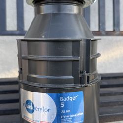InSinkErator Badger 5 Garbage Disposal 1/2 HP