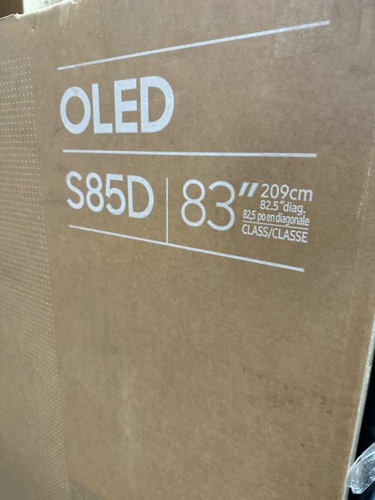 SAMSUNG 83-Inch Class OLED 4K S85D Series HDR Smart TV w/Dolby Atmos, Object Tracking Sound Lite, Laser Slim Design, Motion Xcelerator, Real Depth Enh