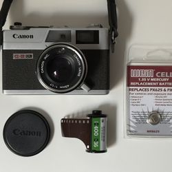 Canon QL17 iii film camera w/ extras