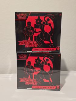 2 Pokémon Destined Rivals ETB's