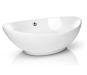 Two 23” X 15” Porcelain Vessel Sinks Brand New In Box