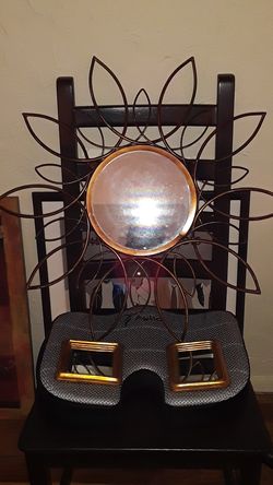 Gold Painted Mirror Set