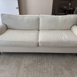 Living Spaces Cream Couch