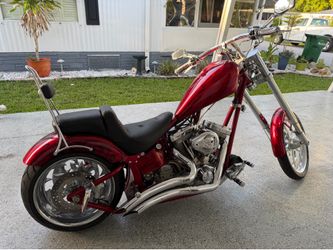Custom Chopper Motorcycle
