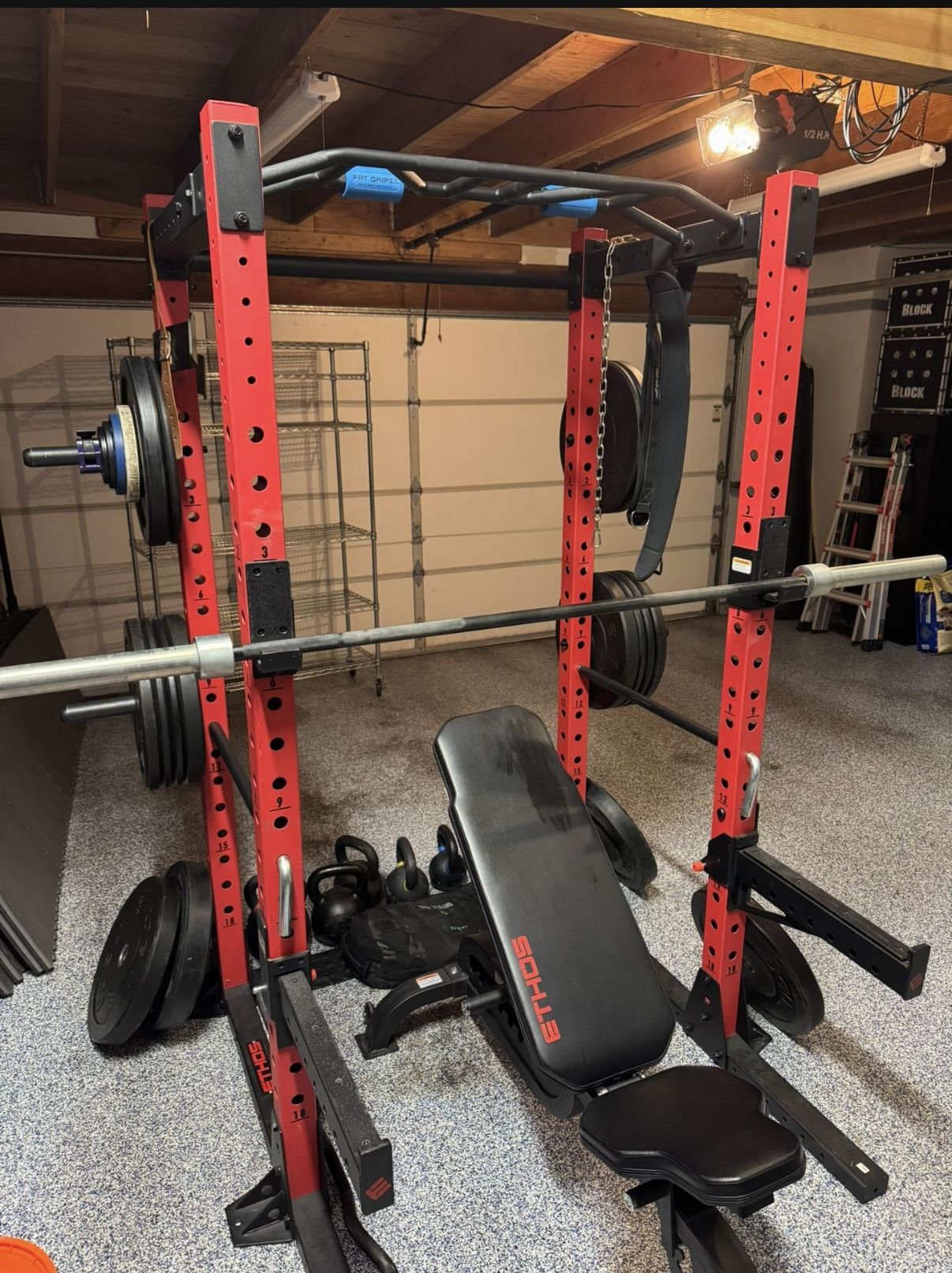Weight Rack & Bench