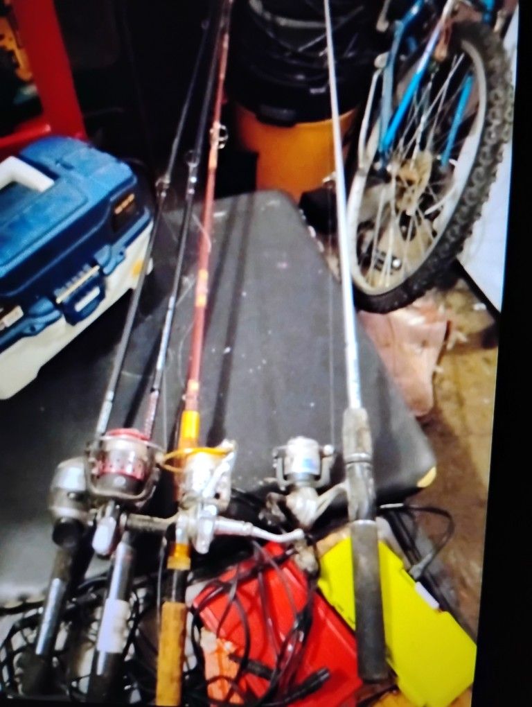 Fishing Poles With Box