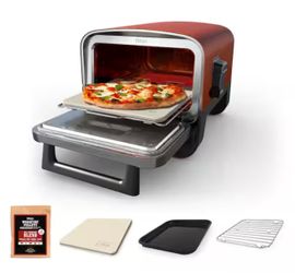 Woodfire Pizza Oven, 8-in-1 Oven for Outdoor Kitchen, 700°F,BBQ Smoker