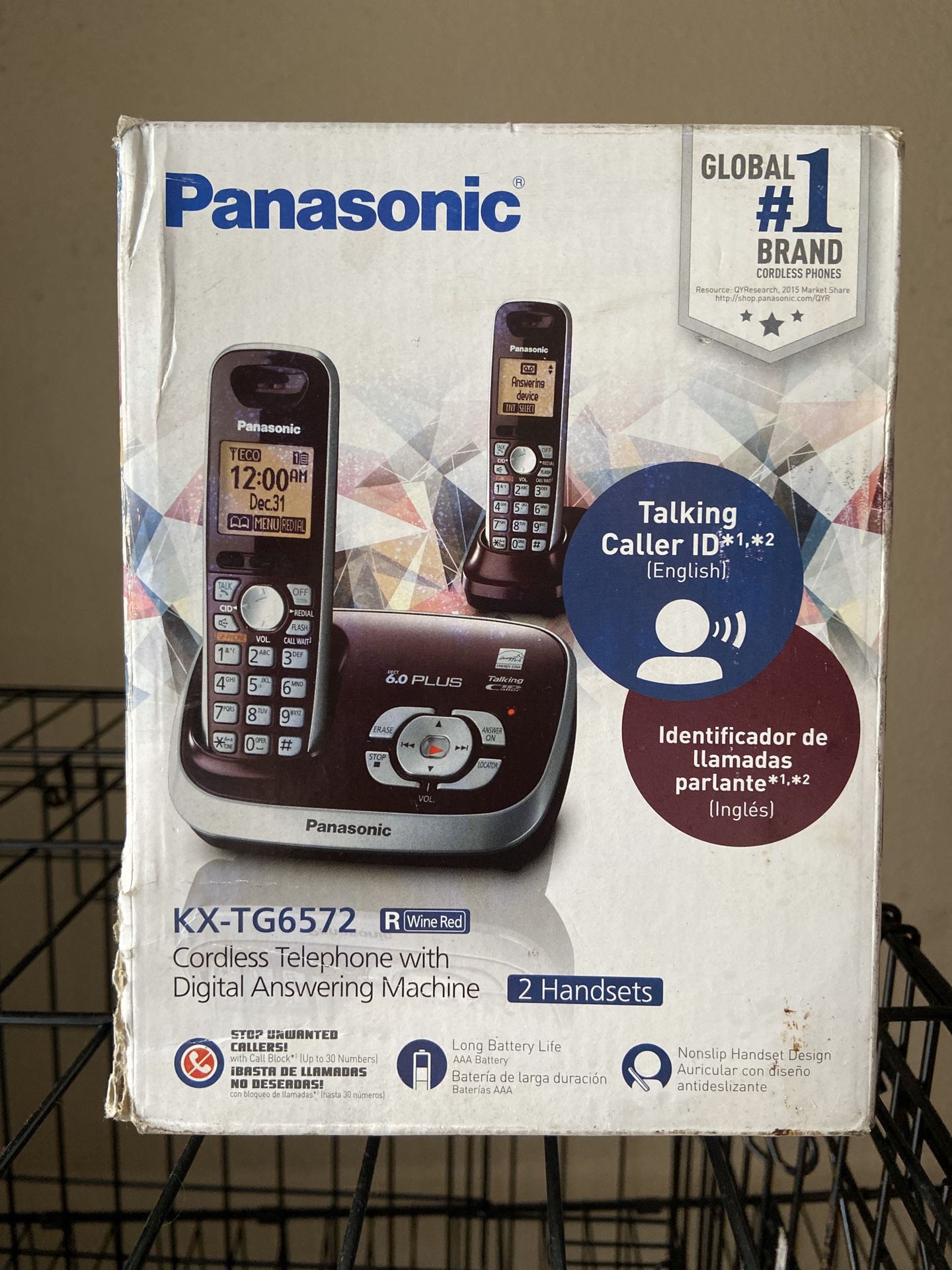 Panasonic 2 Handset Home Phones OBO