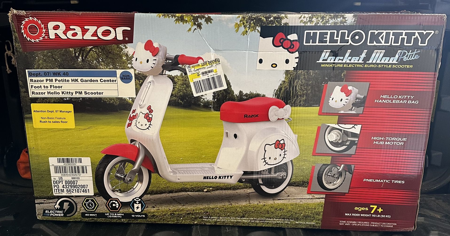 Hello Kitty 12v Scooter