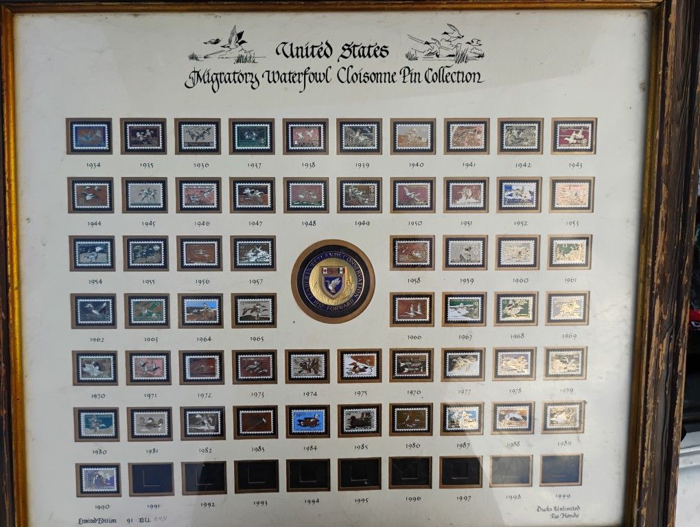 Stamp Pin Collection Waterfowl