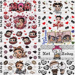 Betty Boop UV DTF 16 Oz Cup Wrap