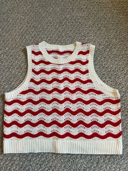 Knitted vest