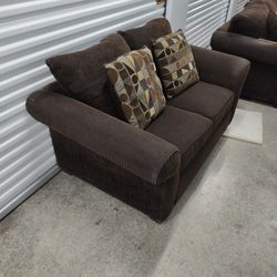 Beautiful Brown Loveseat
