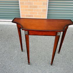 Beautiful Solid Cherry Wood Sofa Console Table