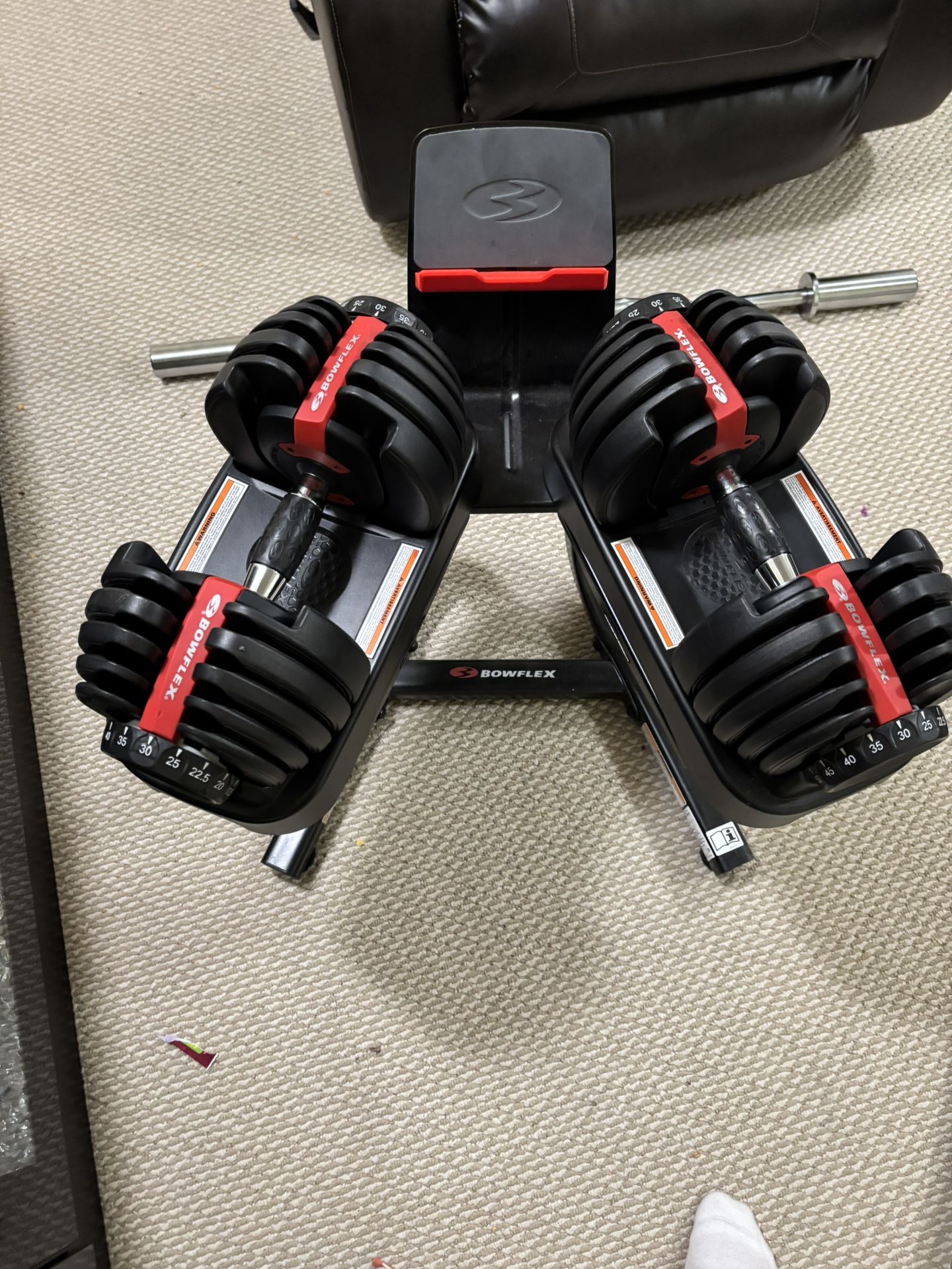 Bowflex Adjustable dumbbells