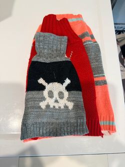 X-small, small , medium dog sweaters