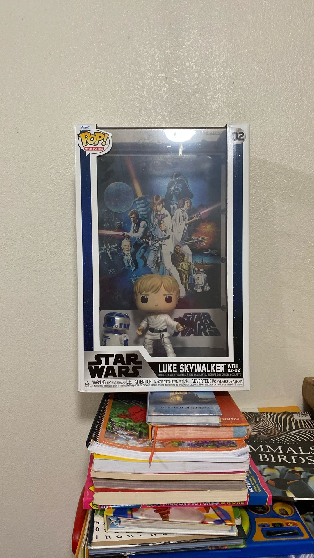 Luke Skywalker w/R2D2 Funko Pop Movie Poster