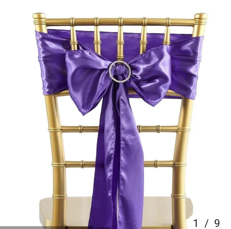 Satin Chair Sashes 