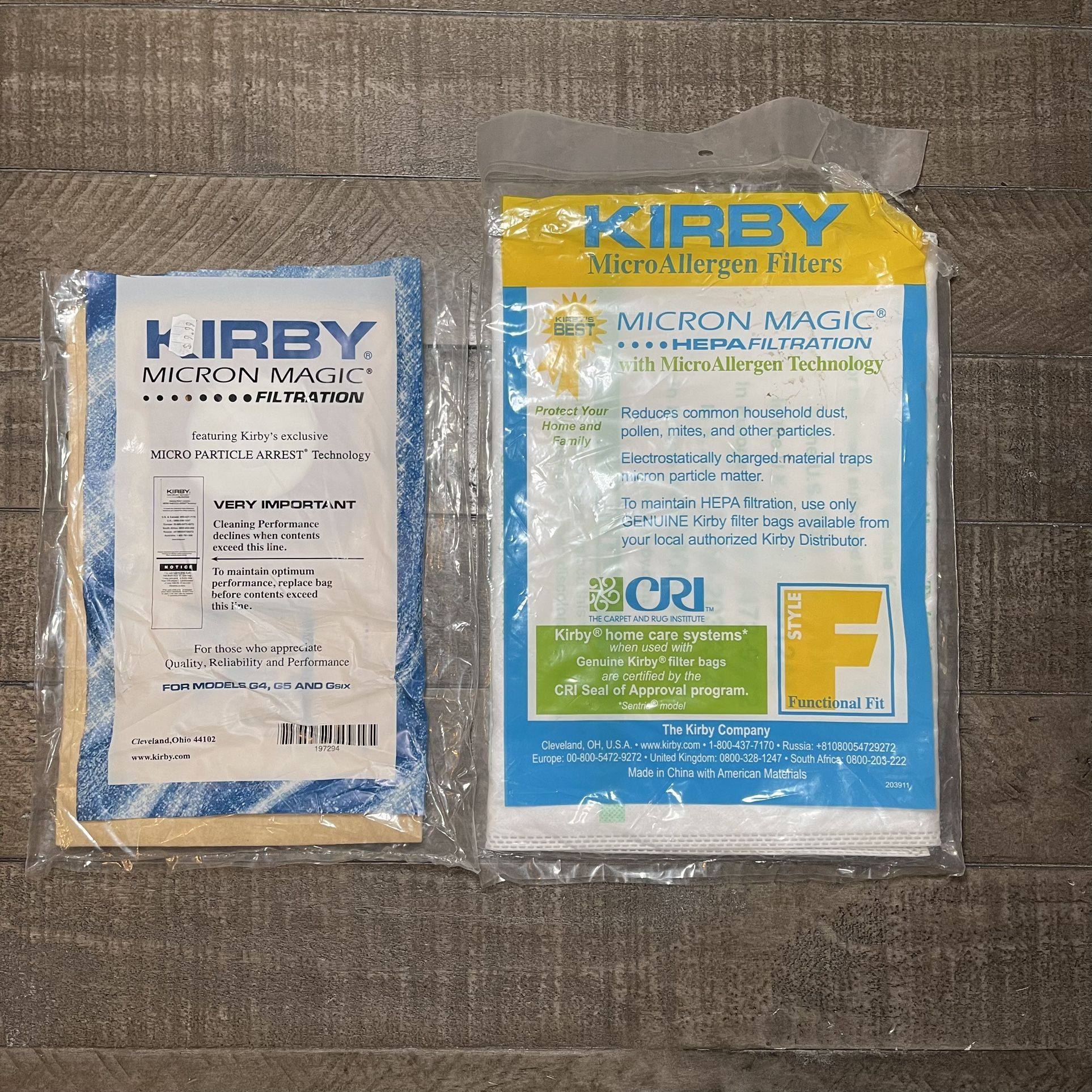 Kirby Micron Magic Hepa Filter & Kirby Micron Magic Filter